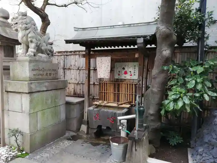 荏原金刀比羅神社の手水舎