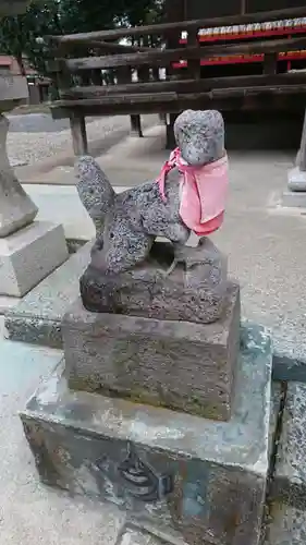 門田稲荷神社の狛犬