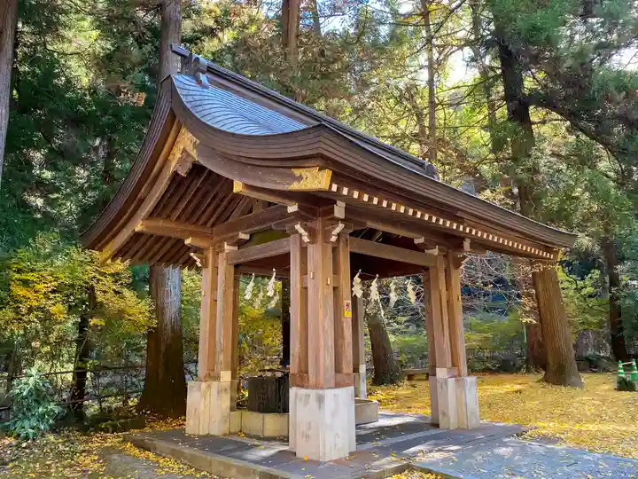 武蔵二宮 金鑚神社の手水舎