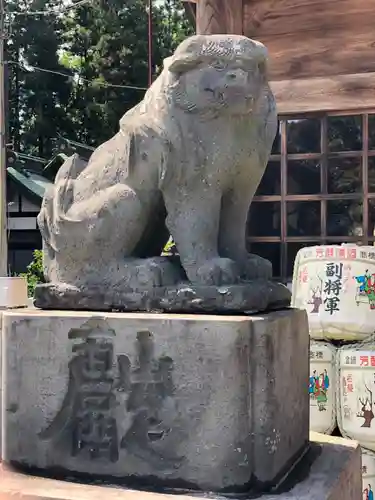 常陸第三宮　吉田神社の狛犬