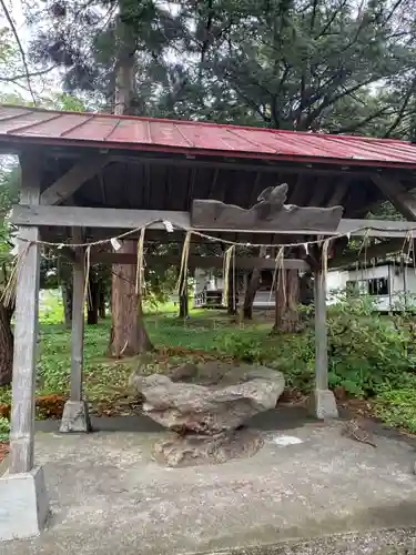 音江神社の手水舎