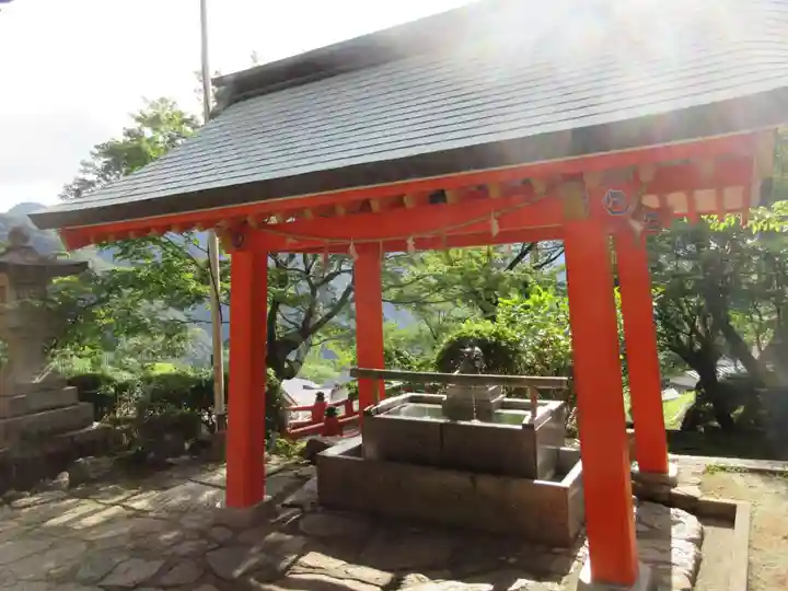 熊野那智大社の手水舎