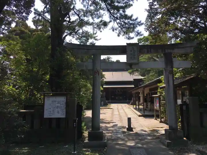 忍 諏訪神社・東照宮 の鳥居