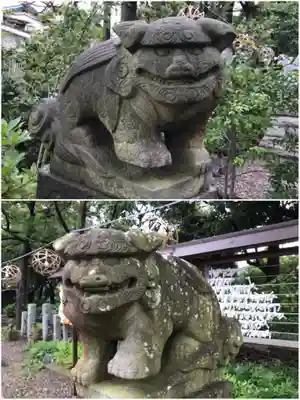 菊田神社の狛犬