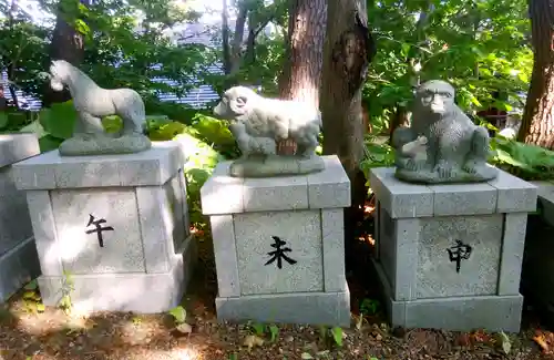 真駒内神社の狛犬