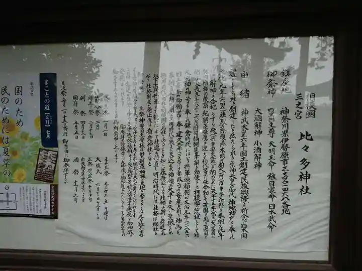 比々多神社の歴史