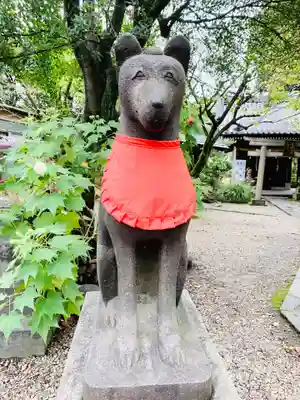 三囲神社の狛犬