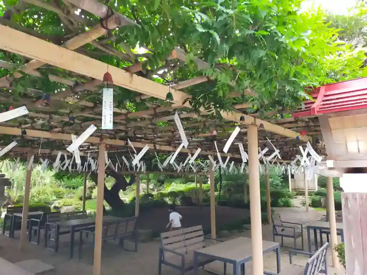 金蛇水神社の庭園