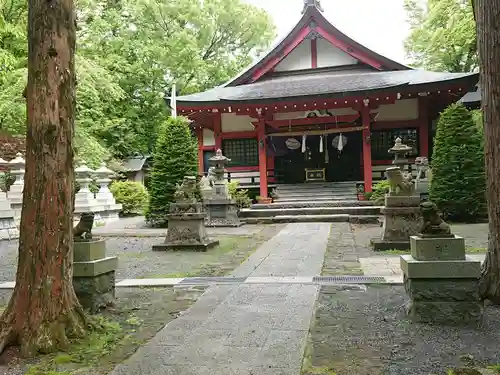 山中浅間神社の本殿