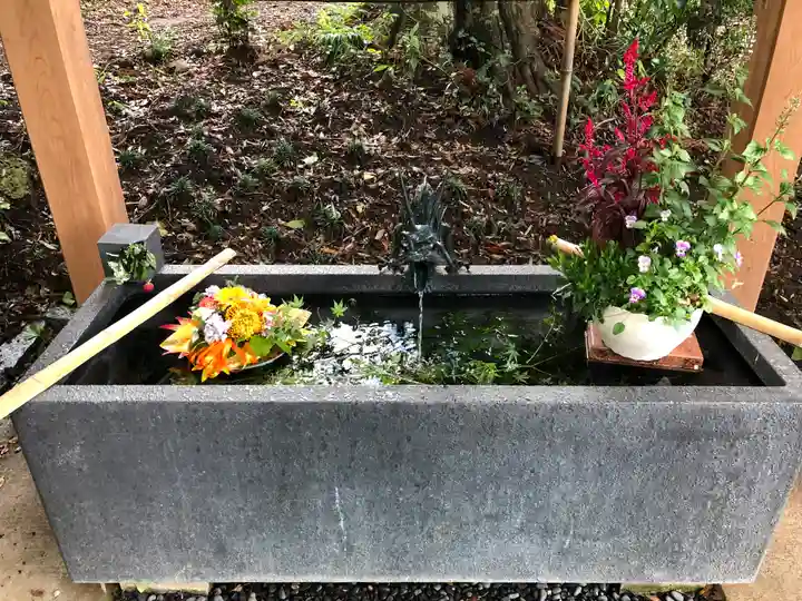 下野 星宮神社の手水舎