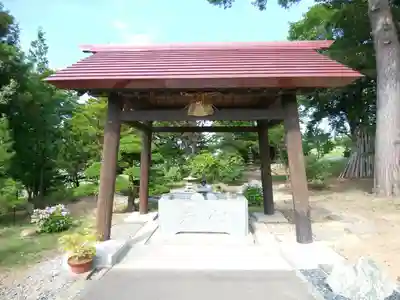仁木神社の手水舎