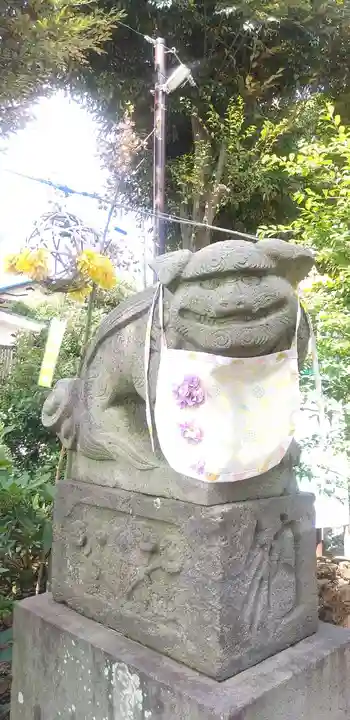 菊田神社の狛犬