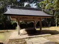 倭文神社の手水