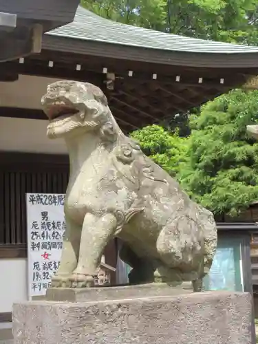 登渡神社の狛犬