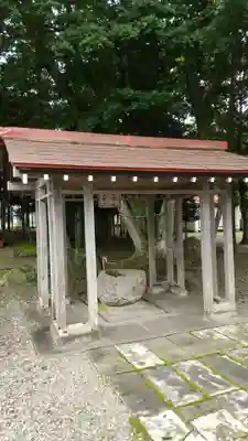 標津神社の手水舎