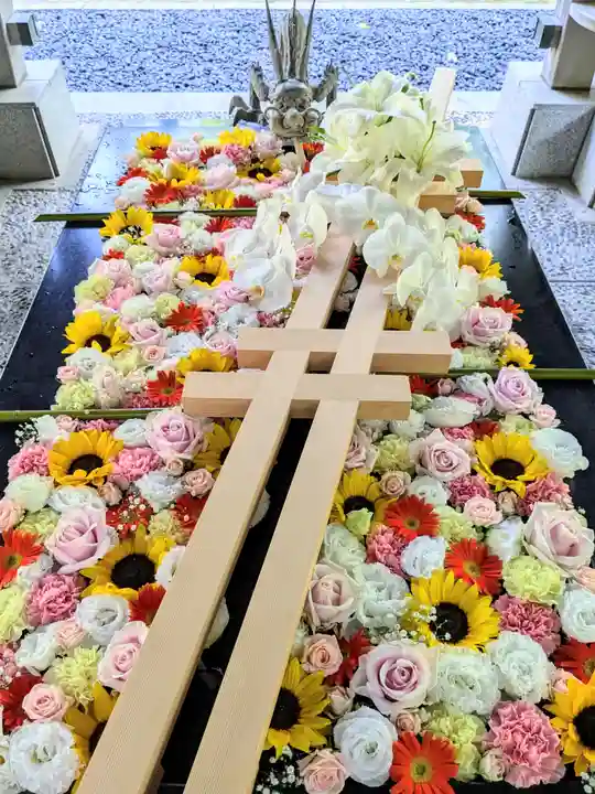 帯廣神社の手水舎