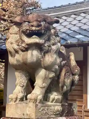 檜尾神社の狛犬