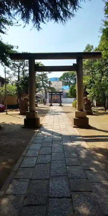 品川神社の鳥居