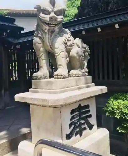 櫛田神社の狛犬