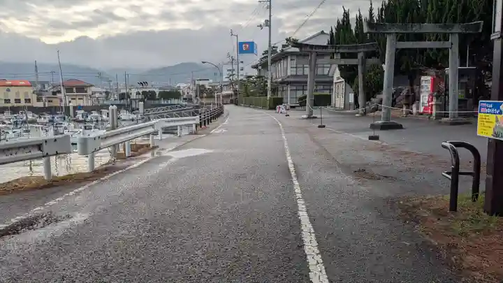 五色濱神社の景色