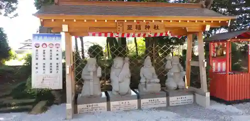 薬師寺八幡宮の像