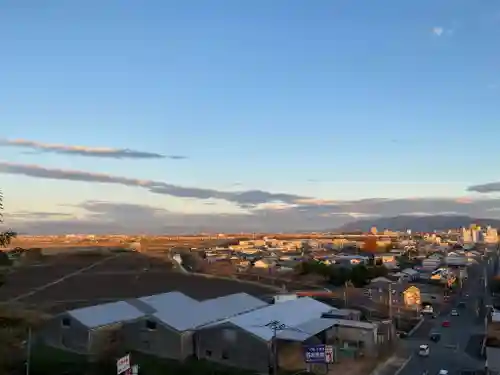 千栗八幡宮の景色