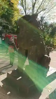 鳩森八幡神社の狛犬
