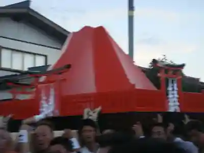北口本宮冨士浅間神社のお祭り