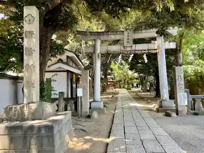諏方神社の鳥居