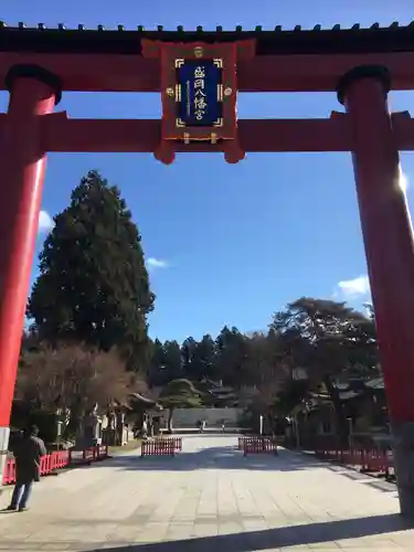 盛岡八幡宮の鳥居