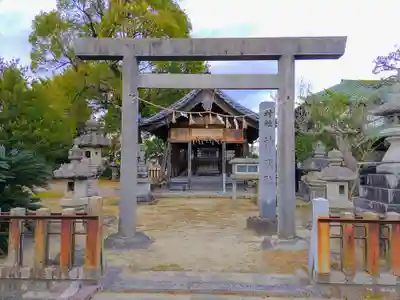 神明社(金柳町)の鳥居