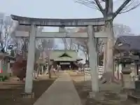 上町氷川神社の鳥居
