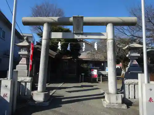 桜森稲荷神社の鳥居