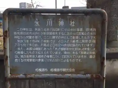 相模原氷川神社の歴史