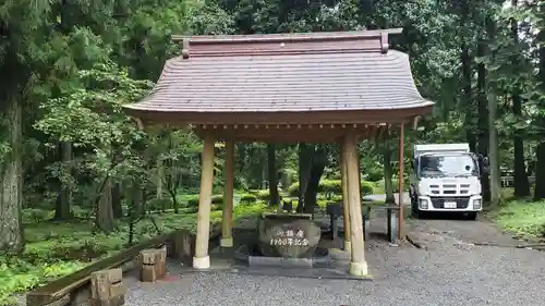 山宮浅間神社の手水