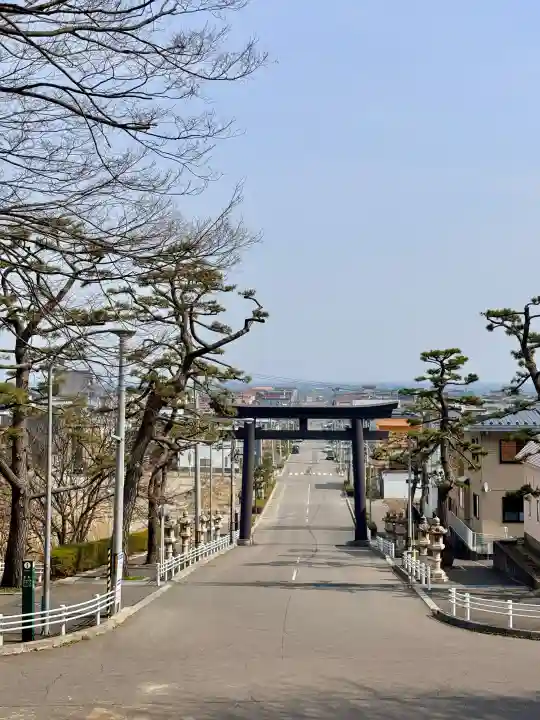 函館八幡宮の景色