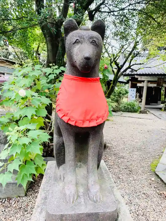 三囲神社の狛犬