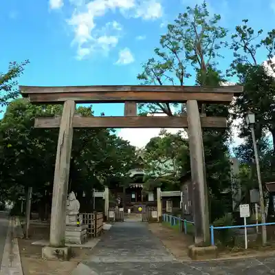 荏原神社の鳥居