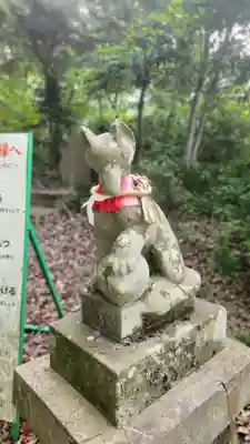 斗瑩稲荷神社の狛犬