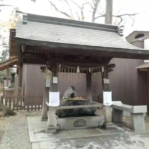 調神社の手水舎