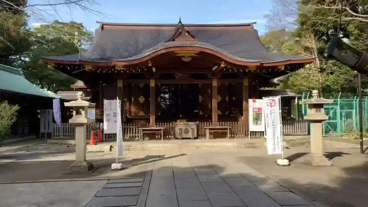 渋谷氷川神社の本殿・本堂
