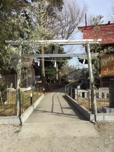 皇武神社の鳥居