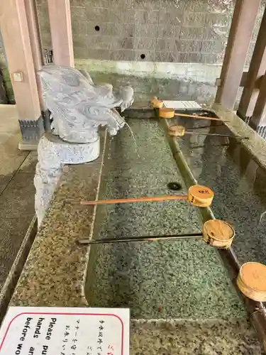 江島神社の手水舎