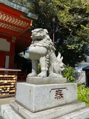 自由が丘熊野神社の狛犬