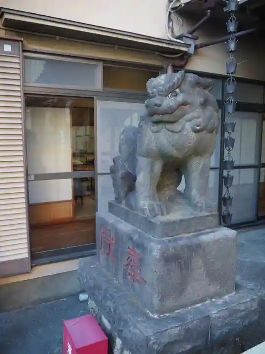 元宿神社の狛犬