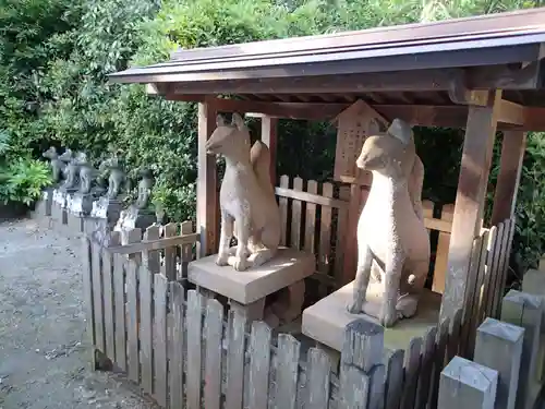 松江城山稲荷神社の狛犬