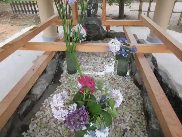 和泉國一之宮 大鳥大社の手水舎