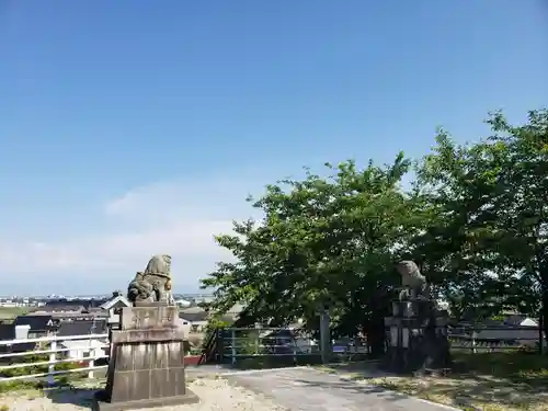 三上神社の景色