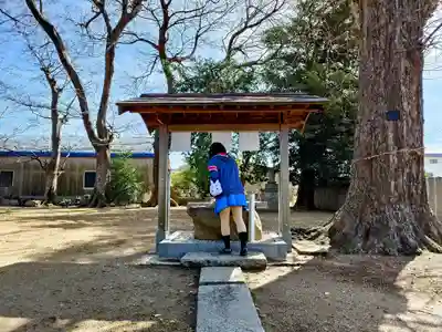 多祁御奈刀弥神社の手水舎