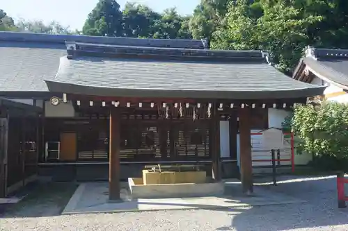 京都霊山護國神社の手水舎